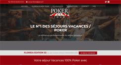 Desktop Screenshot of florida-poker-tour.com